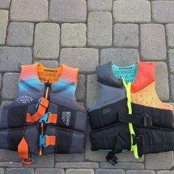 2 Youth Life Jackets