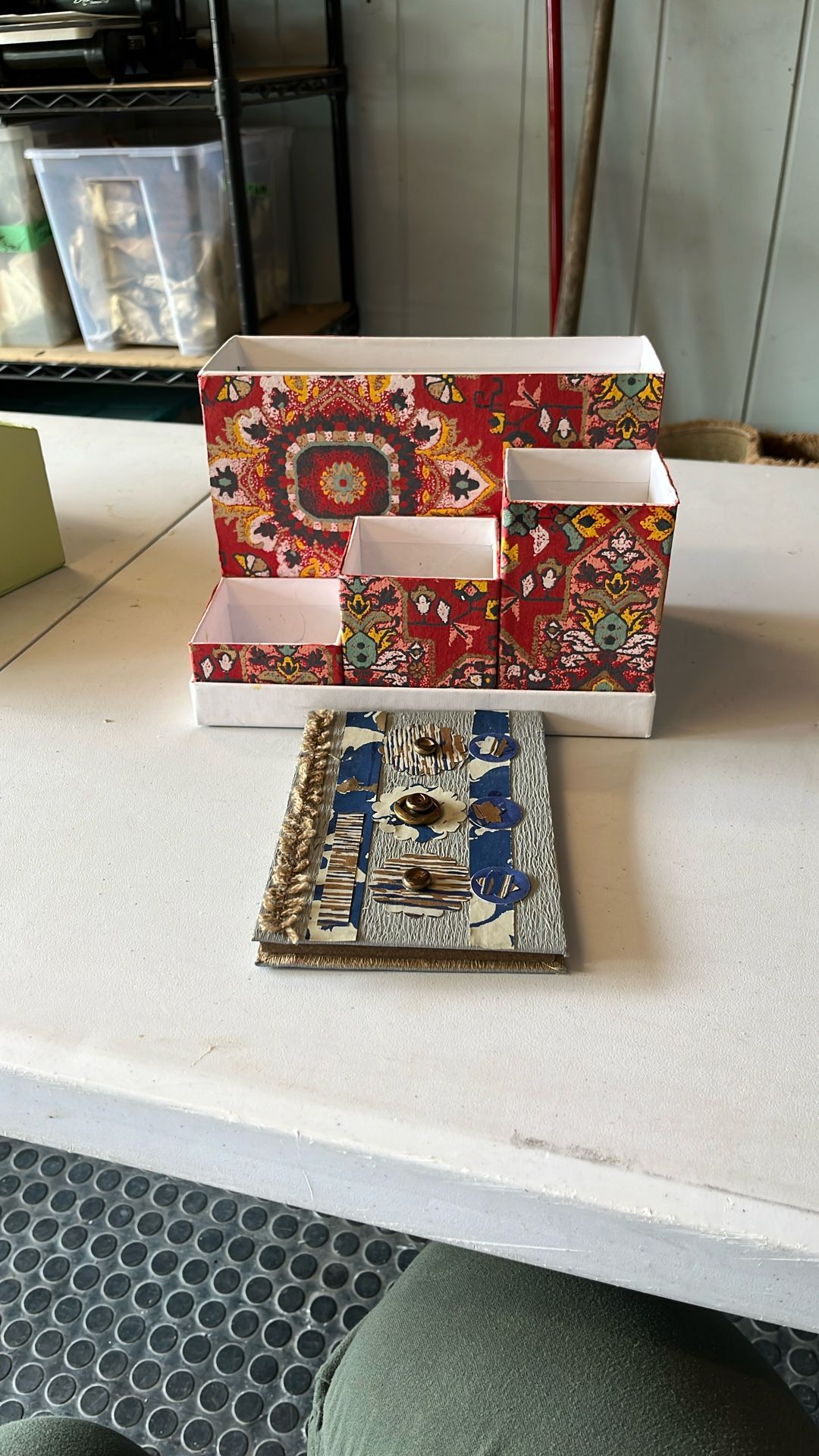 Desk Storage Box And Small Journal