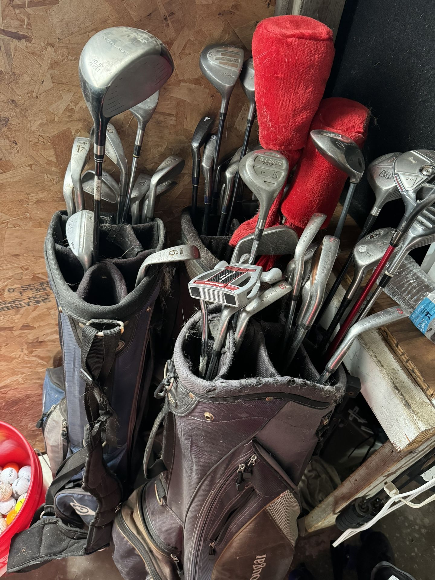 Golf Clubs And Balls