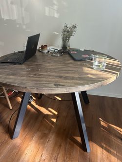 Large round table