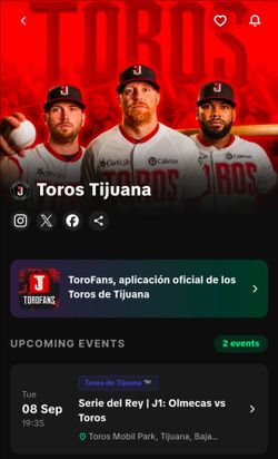 Toros de Tijuana Tickets Game 1 Serie del Rey