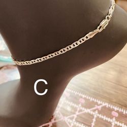 Stainless Steel 9 inch Anklet
