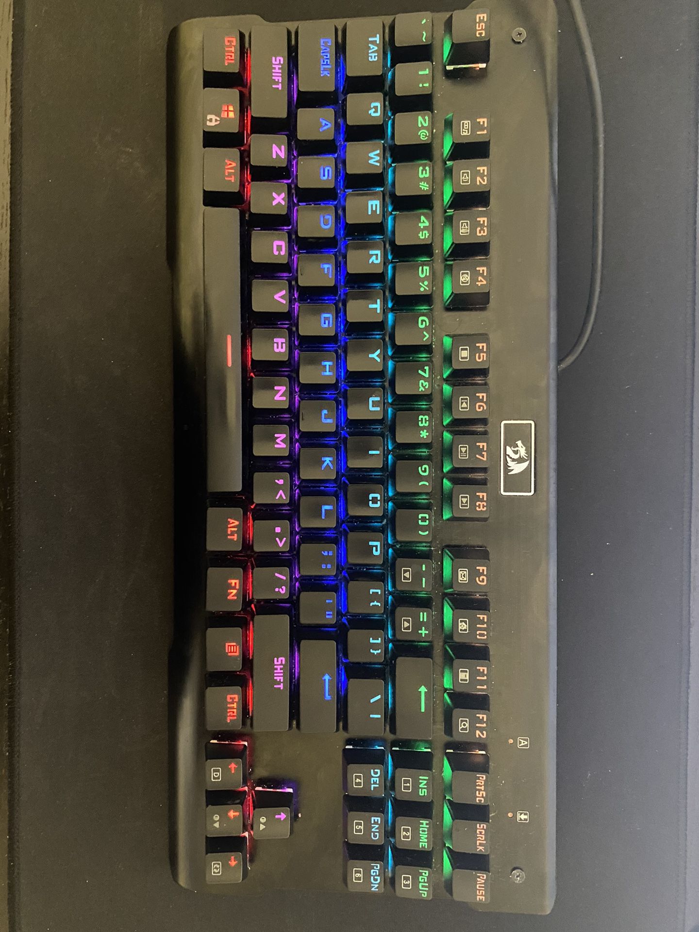 Redragon K561 VISNU RGB Mechanical Gaming Keyboard w/ clicky blue switches