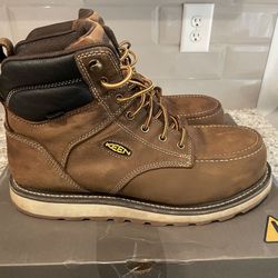 KEEN Utility Men's Cincinnati 6" Composite Toe Waterproof Wedge Work Boots  Size 13 Pre-Owned