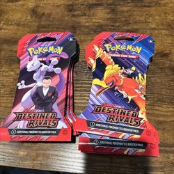 10 Scarlet & Violet Destined Rivals Booster Packs