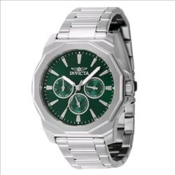 46844 Invicta Speedway Multifunction Mens 42mm Stainless Steel Green Dial Watch