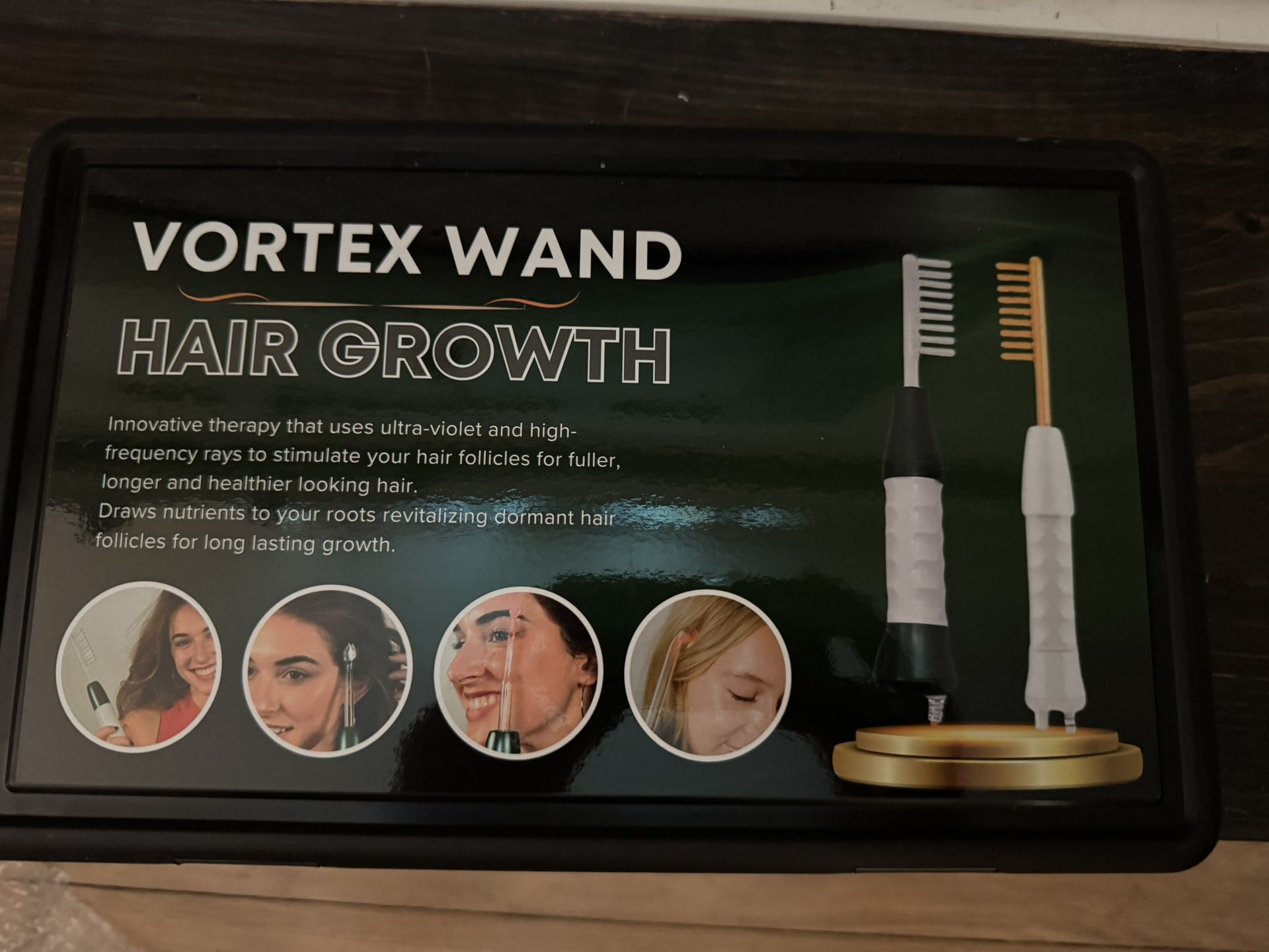 New - Vortex Hair Wand & Serum