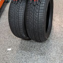 FREE . 2 TIRES.. P225/55 R17 95H