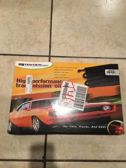 Transmission fluid cooler.