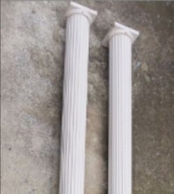 Set of 2 - 12 feet tall columns for porch / building / house building materials