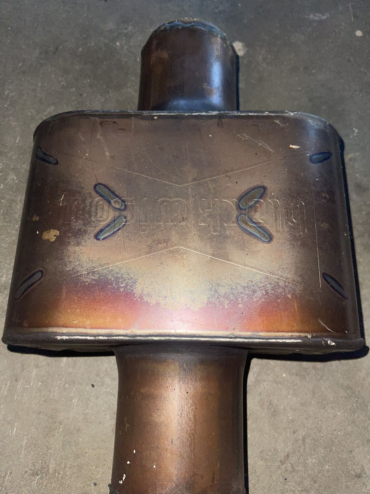 Black Widow Naighbor Hater Muffler $60