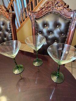 Margarita glasses set of 3