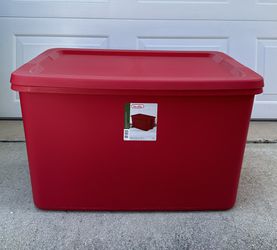 BRAND NEW - $10 EACH - Sterilite 30 Gallon - Storage Tote - 2 RED