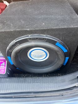 12 inch subwoofer an alpine amp