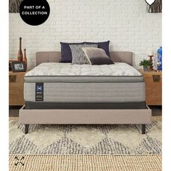 SEALY King Mattress With Metal Farm