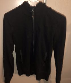 NWOT LULU LEMON HOODED ZIP UP JACKET- BLACK