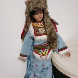 Porcelain Indian Doll