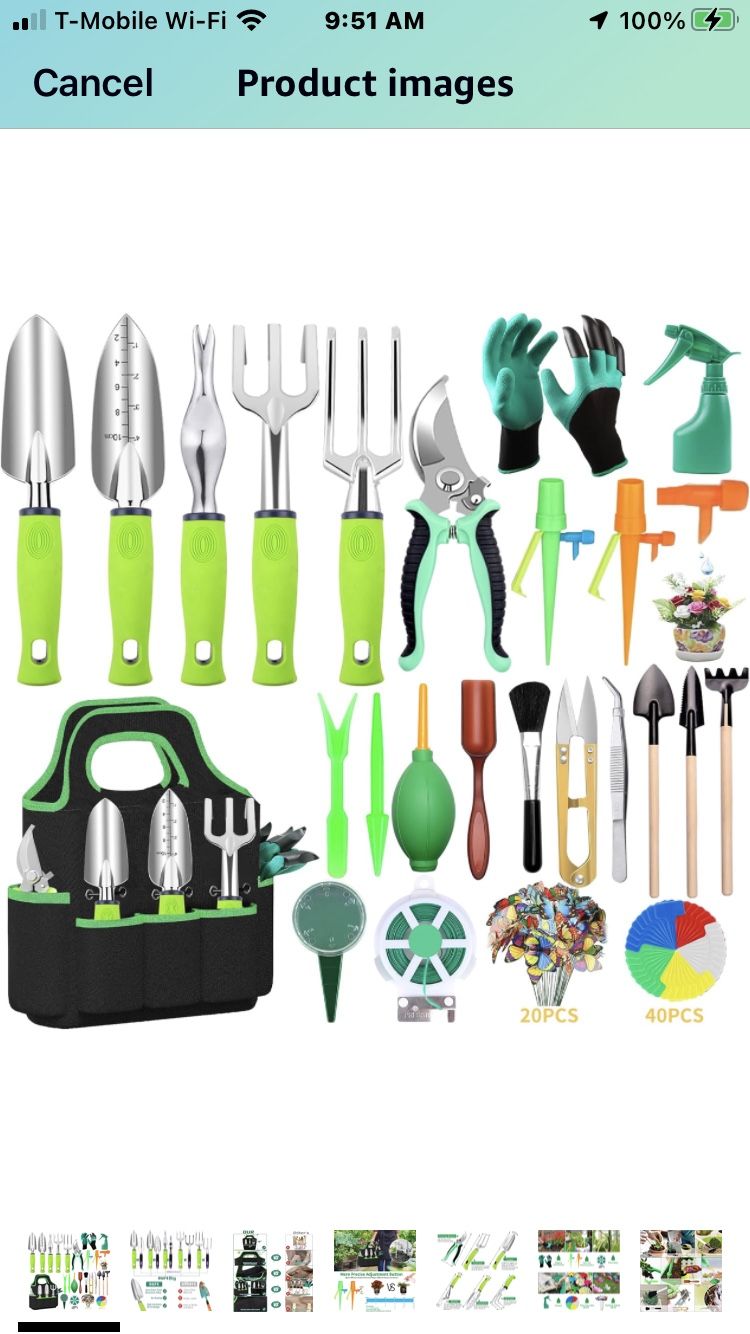 84 PCS Garden Tools Set,10pcs Succulent Tools Set Included 6pcs Large Heavy Duty Aluminum Gardening Hand Tools 12.5IN with Garden Tool Bag,Gloves Spra