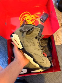 Jordan 6 “Travis Scott Olives” Size 11.5