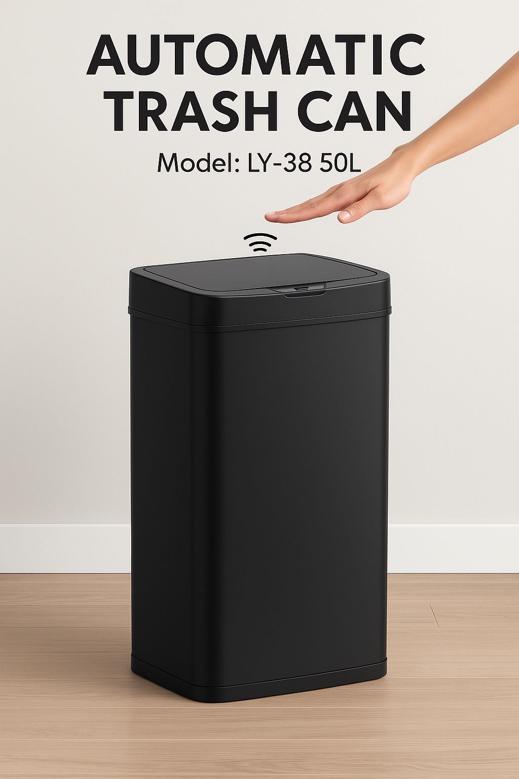 Automatic Motion Sensor Trash Can – 50L (Model LY 38)