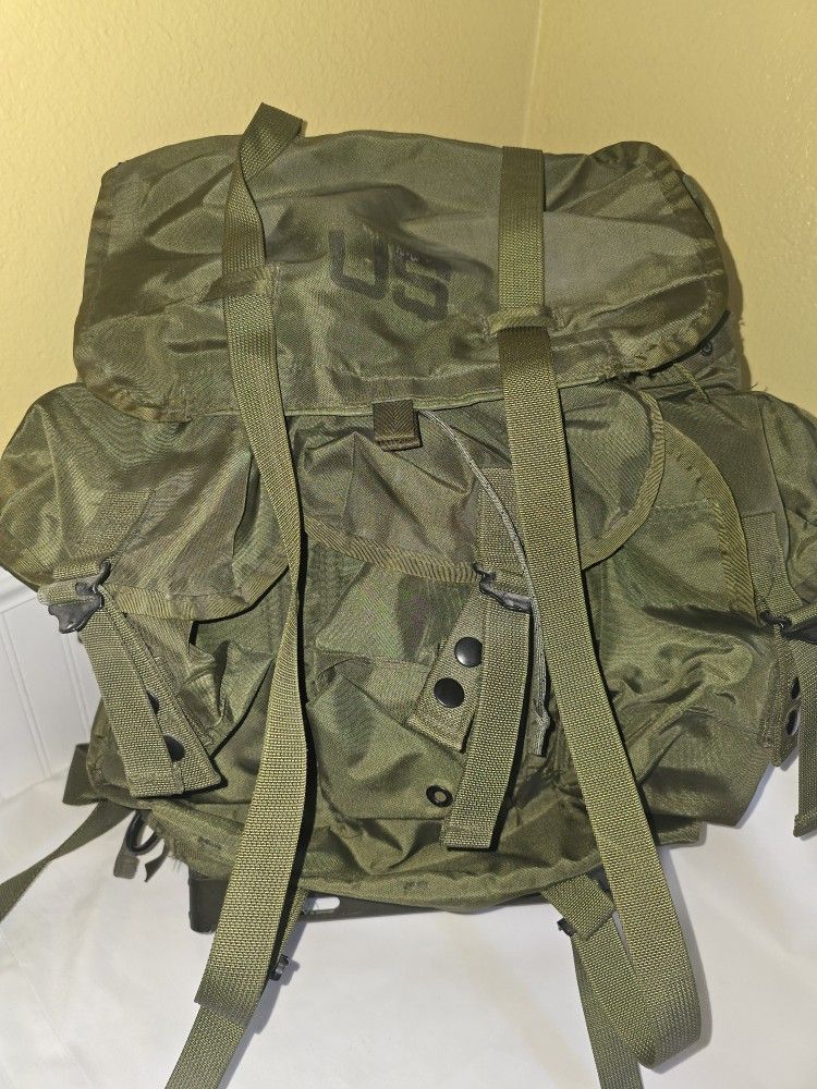 Amertex Field Pack Combat Nylon Backpack Aluminum Frame