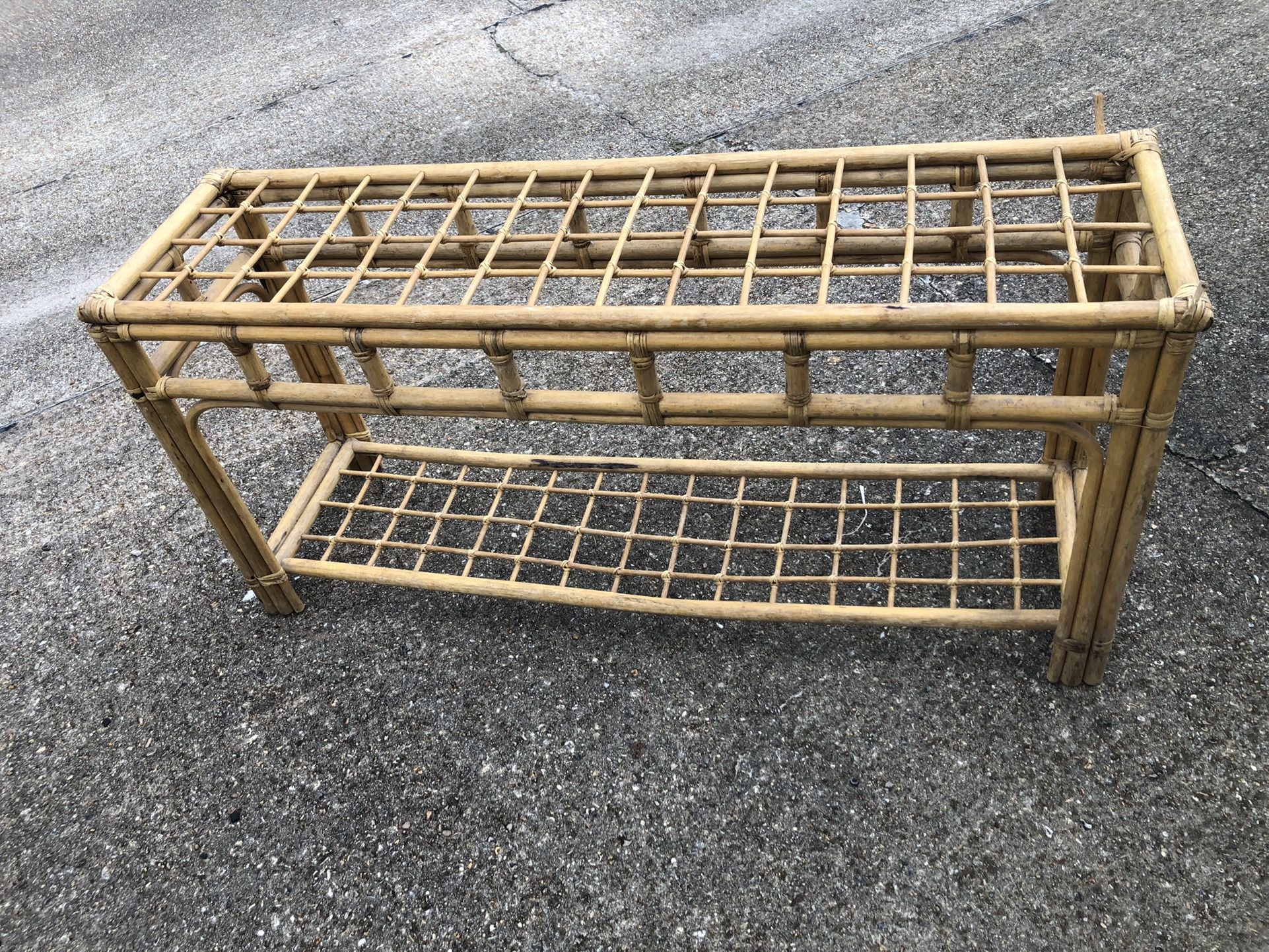 Vintage Bamboo Table
