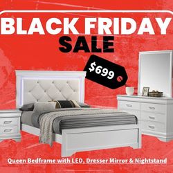 4PC Queen Bedroom Set