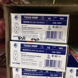 Leviton Decora Child Safety Tamper Resistant Outlets $20 Each 