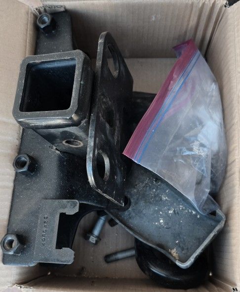 Jeep Wrangler Tow Hitch Receiver And Tow Hook - Stock