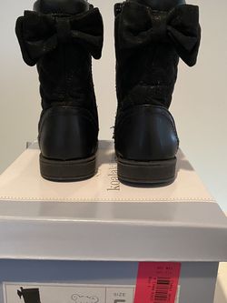 Toddle Girls Black Boots