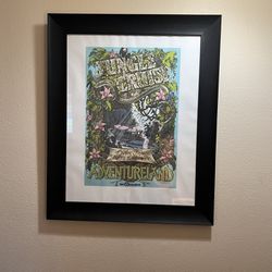 Extra Large Jungle Cruise Framed Poster Art 