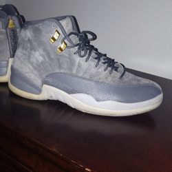 Men's Grey  Jordan Retro 12.. Size 10.5