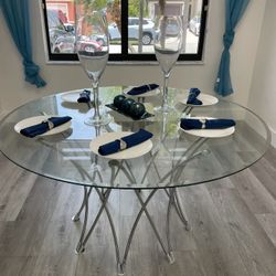 Dining Table With 6 Chairs 