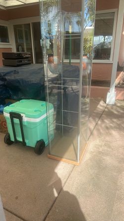 IKEA GLASS CURIO CABINET