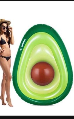 Inflatable avocado, pool float large