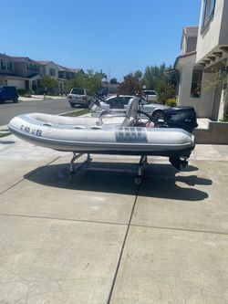 10ft Novurania 320 rib/ inflatable dingy, 20hp Tohatsu 4stroke