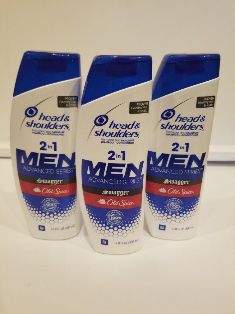 Head &shoulders 2in1 MEN swagger Old spice Shampoo 12.8oz $4 Each