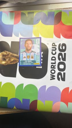 New Messi panini sticker