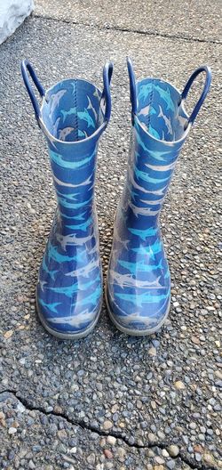 Wester chief shark boots light up size kids 13