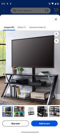 Entertainment center with tv mount