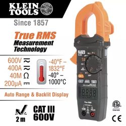 Klein Tools CL320 HVAC Digital Clamp Meter, AC Auto-Ranging 400 Amp             