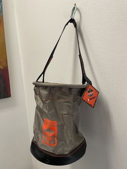 Large Gray Nylon Hoist Tool Bucket 5973