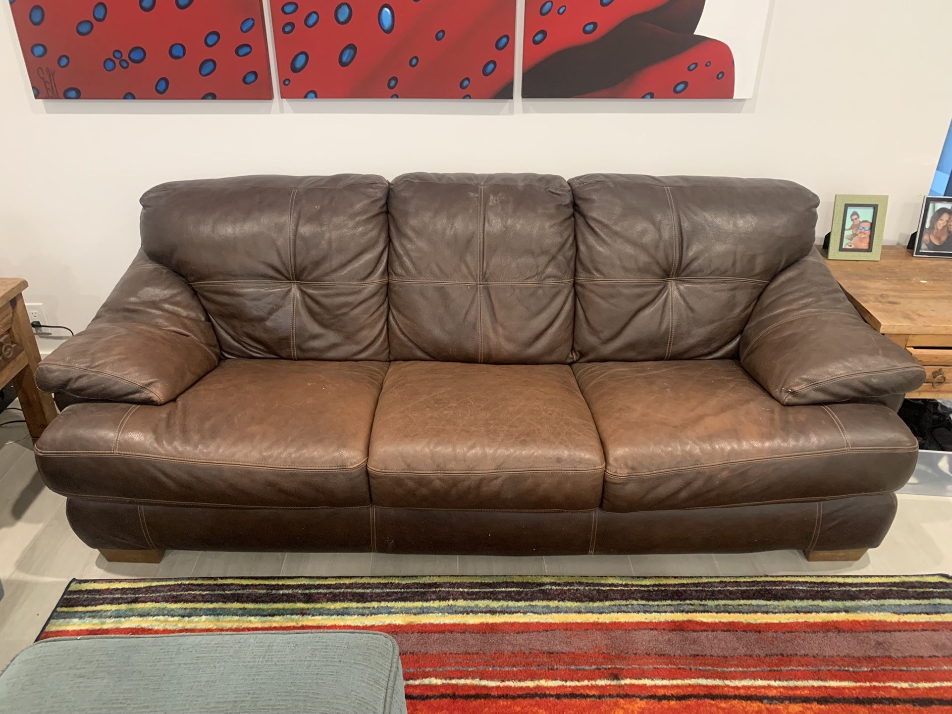 Leather Couch - Free