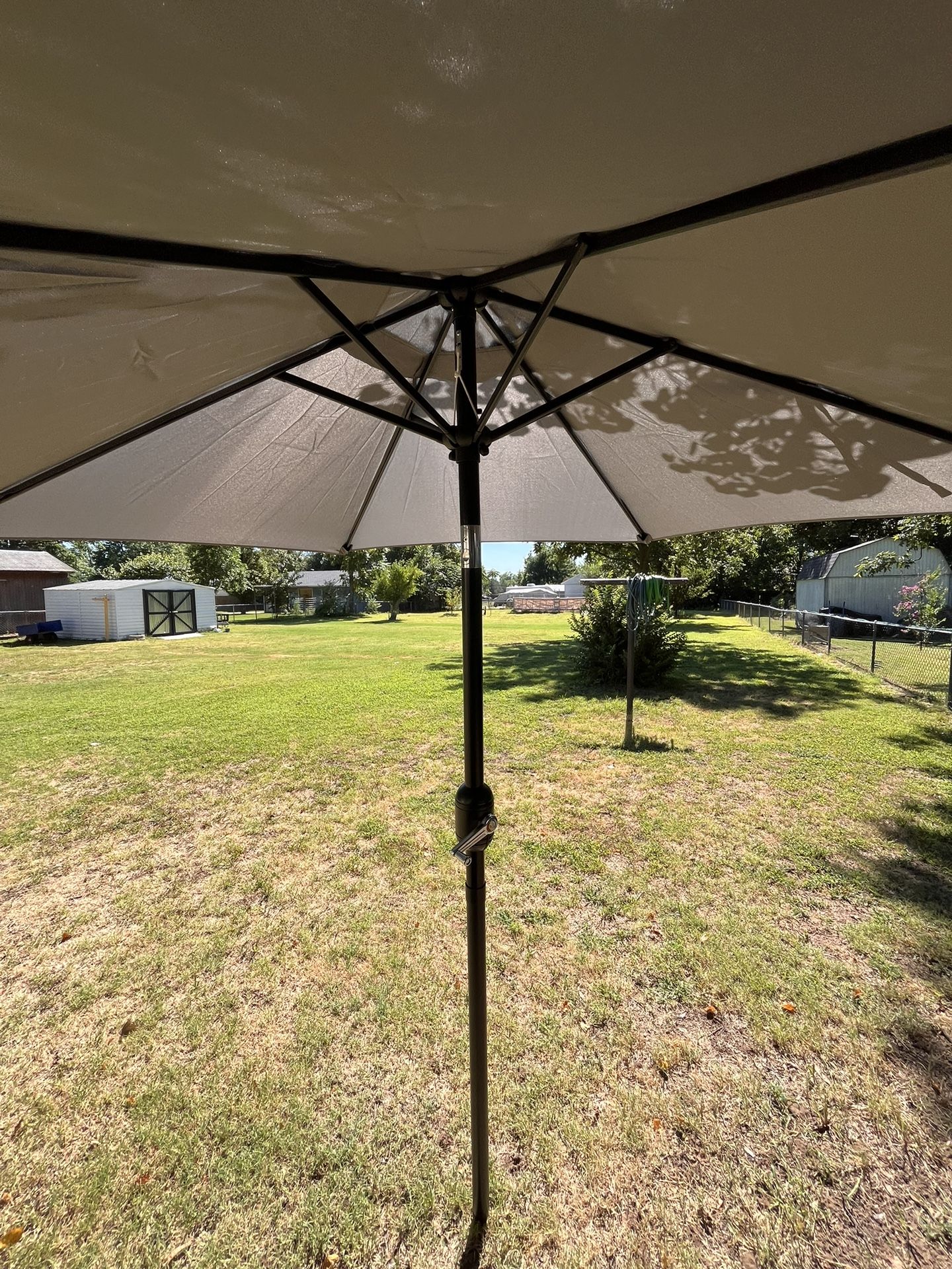 MASTERCANOPY Patio Umbrella for Outdoor Market Table (7.5ft,Dark Gray)