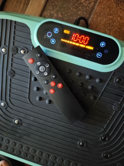 Vibration plate that can hold up to 350 lbs.