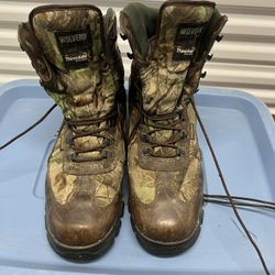 Men’s Wolverines Thinsulated  Camo Boots Size 11 