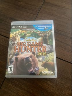 PS3 Cabela’s BIG GAME HUNTER 2012, PLAYSTATION MOVE COMPATIBLE