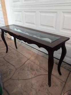 Cherry wood rectangle table