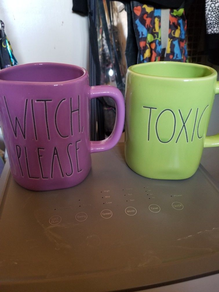 Rae Dunn Halloween Mugs