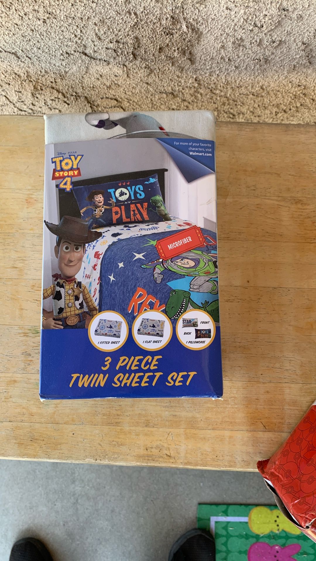 DISNEY TOY STORY TWIN SHEET SET 3 PIECE SET GREAT FOR BIRTHDAY GIFT